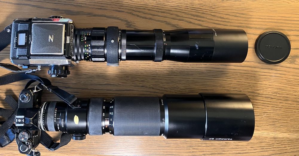 Bronica S2a Telephoto madness: the Komura 500mm f/7 (or with teleconverter, 1 meter f/14!)