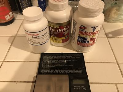 Rodinal from pain reliever, drain cleaner, and preservative