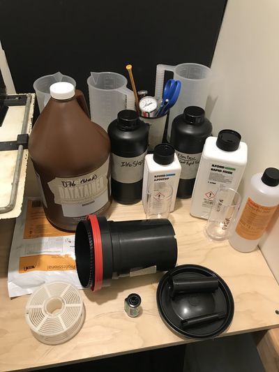 First time developing film in more than 20 years...