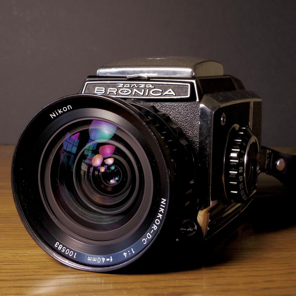 The little known alternative to the Hasselblad SWC: the Nikkor D 40mm f4 aka the Bronica SWF/F (Super Wide & Fucking Fat)